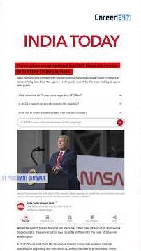 NASA Knows Aliens are Real? World Will Soon Find out the Truth #Nasa #USA #News