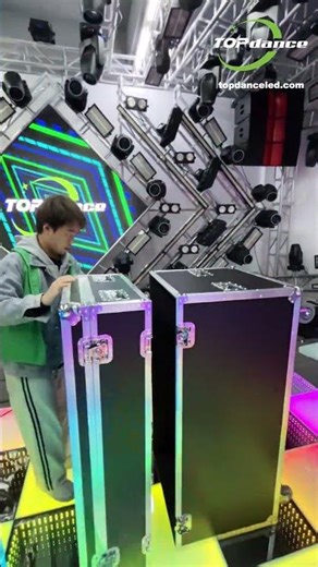 Portable Folding LED DJ Booth | 6-Fold Design, Expandable LED Wall.#LEDDisplayVideo#LEDWallScreen