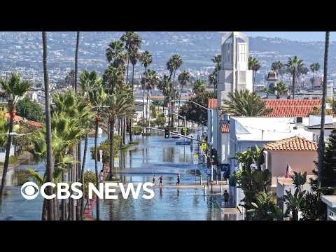 Tropical Storm Rachel remnants soak West