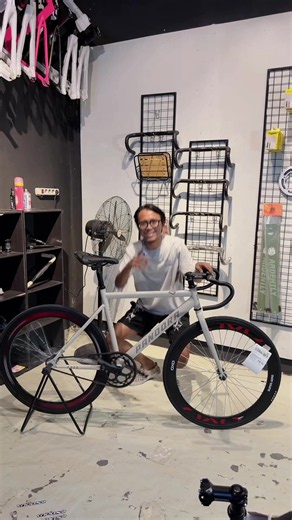 Pandora upgrade Warna beige Doltrap brakeless #fixiebike #fixfix #fixiegearphillipines #fixedgearbike #fixiepandora