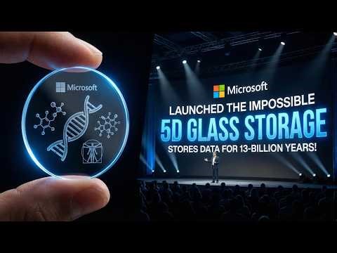 Microsoft Just Killed The Hard Drive. (13.8 Billion Year Storage)