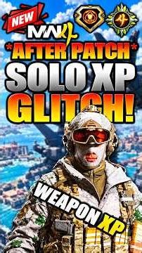 *AFTER PATCH* DMZ ✅ New SOLO XP/WEAPON XP GLITCH in MW4! MW4 GLITCHES/MW4 GLITCH