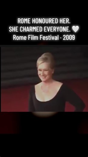 Meryl Streep's Elegant 2009 Rome Film Festival Entrance