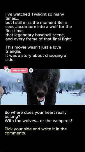 Team Wolves or Team Vampires? | Twilight Will Never Get Old #twilight #bella #wolves #wolf #wampire