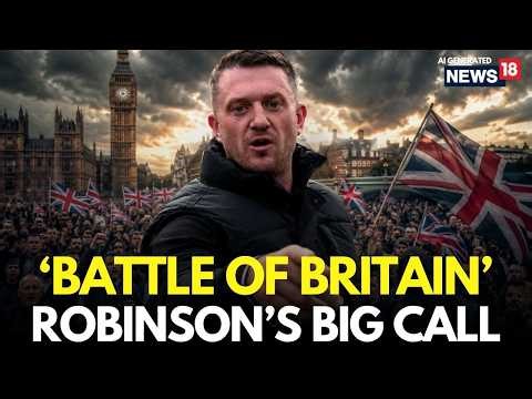 Tommy Robinson Rally LIVE | Robinson Asks Demonstrators to Prepare for ‘Battle of Britain’ | N18G