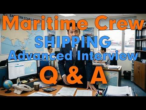Seafarer | Wiper Engine Room Advanced Interview Questions | Maritime Crew Jobs