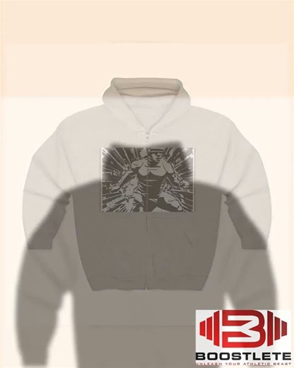 boostlete-field-day-scene-sprinter-halftone-bold-0148 — Unisex Heavy Blend Full-Zip Hooded Sweats...