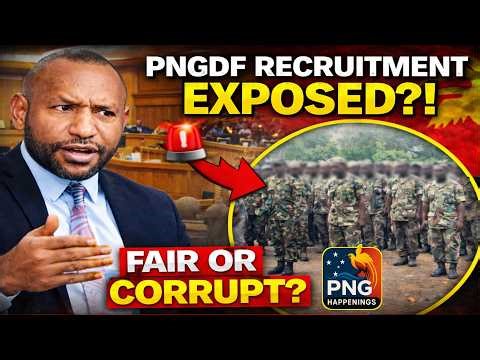 PNGDF Recruitment EXPOSED? 🚨 Rainbo Paita Questions Selection Process in Parliament! | PNG Happening