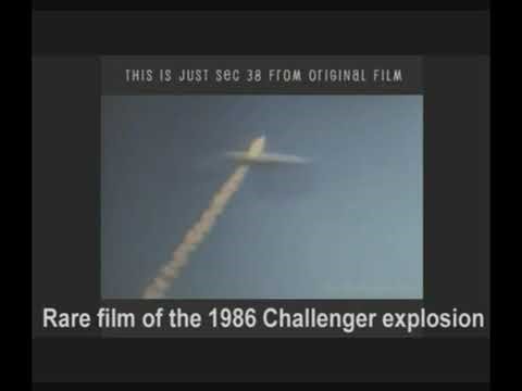 ufo sighting 2012 discovered rare film of the 1986 Challenger explosion