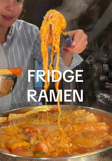 Made it home, made ramen | fridge ramen