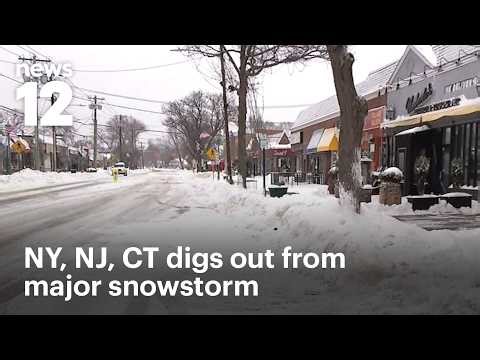 Snowstorm slams NY, NJ, CT - Storm Watch TEAM COVERAGE across the tri-state | News 12