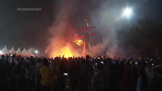 Dussehra, the Hindu festival symbolising the victory of good over evil, celebrated across India