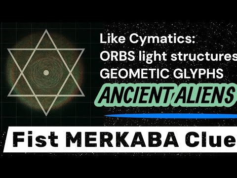Orbs carry SACRED GEOMETRY, this was the 1st "IT'S A MERKABA" clue CYMATIC LIKE, SOUND GLYPHS