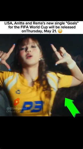 Lisa new song for FIFA World cup 😱🤧 #blackpink #블랙핑크 #lisa #리사 #shorts