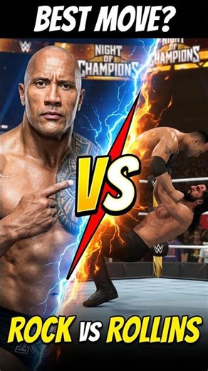 Is This The Best Move The Rock Has Ever Done? 🤔⚡️ #wwe #therock #shorts