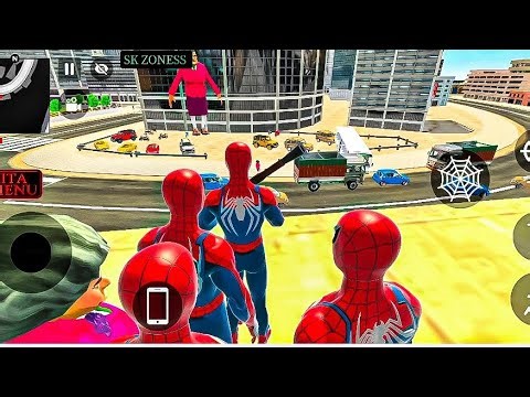 😱🕷️🔥 𝐖𝐎𝐖!! 𝐈𝐍𝐃𝐈𝐀𝐍 𝐓𝐑𝐀𝐅𝐅𝐈𝐂 𝐆𝐀𝐌𝐄 + 𝐒𝐏𝐈𝐃𝐄𝐑 𝐀𝐑𝐌𝐘 𝐕𝐒 𝐆𝐈𝐀𝐍𝐓 𝐁𝐎𝐒𝐒 🔥🚗💨#aura #games #gta