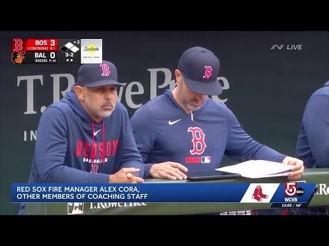 Red Sox fire Alex Cora, overhaul coaching staff; Chad Tracy named interim manager