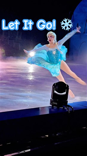Elsa Performs “Let It Go” on Ice ❄️⛸️