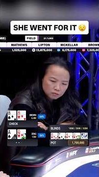 Will He HERO CALL For His Tournament Life?! 😱 #poker #casino #pokerhands