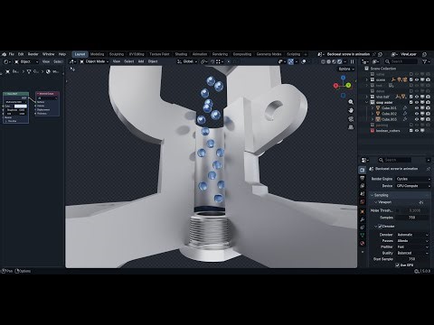 Bubbles Particle Effect in Blender 5.0