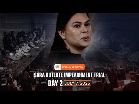 SPECIAL COVERAGE: Day 2 of Sara Duterte impeachment trial