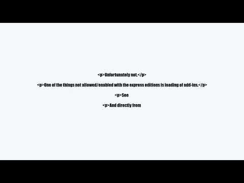 Can Express versions of Visual Studio still use Add-ins I create?