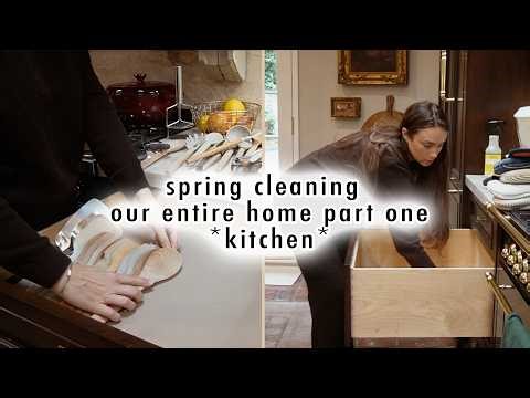 spring cleaning our entire home (part one) *kitchen clean out* | MaCenna Lee