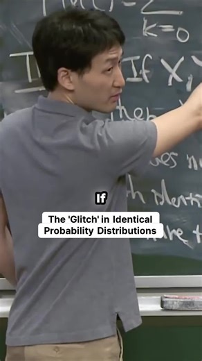 Stumbled upon this *major* mathematical loophole! The logic seems airtight: same moments $\\implies$ same moment-generating function (MGF) $\\implies$ same distribution. Think again! There's a critical glitch hiding in plain sight: even with identical moments, the MGF might not even *exist* for both random variables, completely breaking the chain! 🤯 A necessary reality check for anyone diving deep into probability theory. Be careful what you assume! #MathFacts #ProbabilityTheory #Statistics #Ma