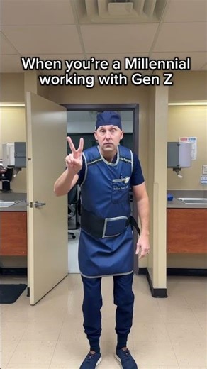 Generational miscommunication at its finest. #MedLife #GenZProblems #trend #nurse #doctorsoftiktok