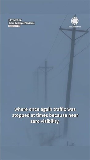 Iowa Blizzard Shuts Down I-35, Zero Visibility On Roads
