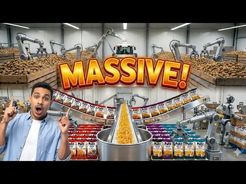 Inside a Massive Potato Chips Factory: How 1,000,000 Chips Are Made Daily (Full Process)