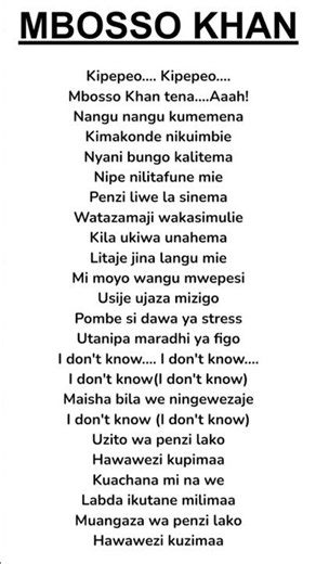 kipepeo by mbosso ft jux (official lyrics video)