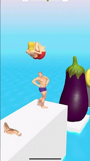 Squeezy Girl Crazy New Year Apple Crash VLD Bagn H For HUlk Yes - #777 Revers Gamplay #short #fun