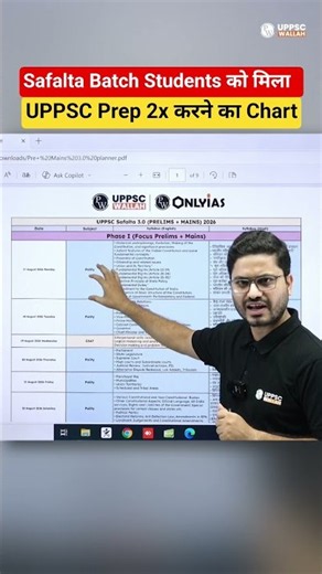 This chart will 2X your UPPSC Prepration 🔥🔥🔥| #uppsc #tips #governmentjobs