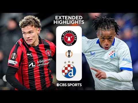 Midtjylland vs. Dinamo Zagreb: Extended Highlights | UEL League Phase MD 8 | CBS Sports Golazo