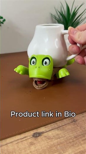 🔔 Creative cup holder idea ( # 2379 ) ‪Panicked Turtle Mug Holder Coaster ‪