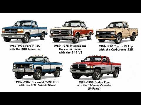 These 5 Old Trucks Will Outlive Modern Vehicles (Mechanics Know Why)