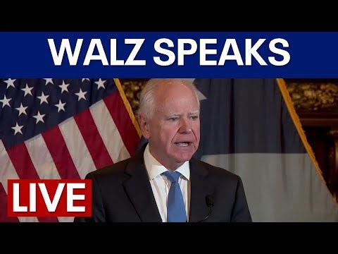 LIVE | Gov. Walz talks his decision to drop out of 2026 race