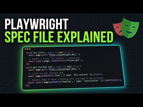 Playwright Spec File Explained 🔥 | Line-by-Line Tutorial for Beginners