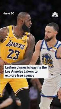 LeBron James is leaving the Los Angeles Lakers to explore free agency