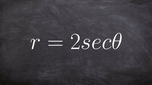 Write a rectangular equation in polar form