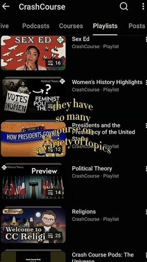 top 2 YouTube channels that helps you became 'that' student @crashcourse and @ted-ed #education
