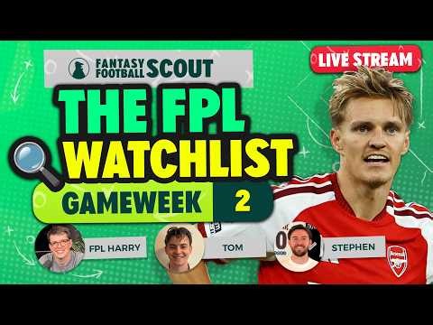 THE FPL WATCHLIST GW2 🔎 | ODEGAARD, DE CUYPER + PALMER 🎯 | FPL Tips 26/27