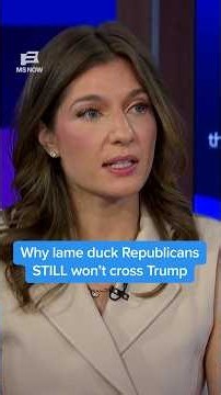 Why lame duck Republicans STILL won't cross Trump