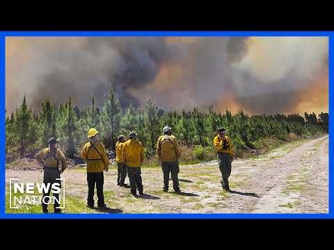 Evacuations underway as wildfires spread in Georgia | NewsNation Live