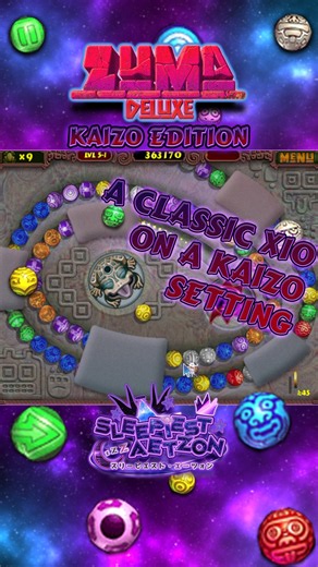 A Classic x10 Combo on a Kaizo Setting | Zuma Deluxe - Kaizo Edition #Shorts