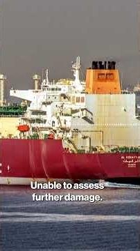 Shocking Audio Captures Tanker at Risk of Explosion After Missile Strike #shorts