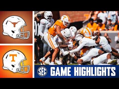 No. 1 Texas Longhorns vs. No. 14 Tennessee Volunteers | Game Highlights | 2026 SEC Football