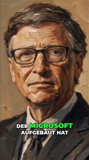 Bill Gates: Vom reichsten Mann der Welt zum Philanthropen! #shorts