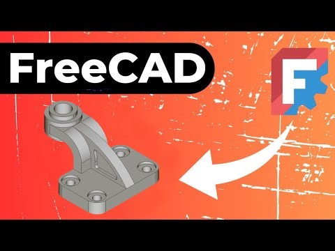 FreeCAD 1.0 Tutorial | Mechanical Bracket Design Step-by-Step 🔧